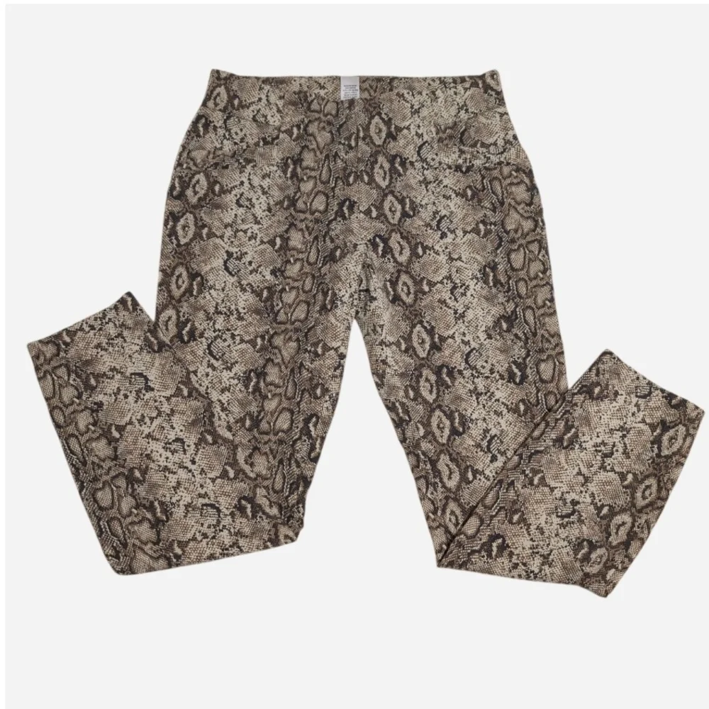 Pre-owned Joe B Beige and Brown Patterned Pants - Picture 3 of 7